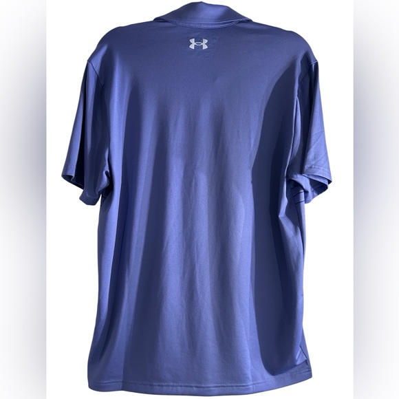 Under Armour Men's Blue and White Striped Polo, The Playoff Polo, NWT, Size M - Picture 3 of 5